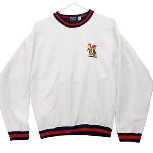 vtg‎ 90s Kelloggs Cornelius Rooster Sweatshirt Sz  S Varsity Preppy Cornflakes